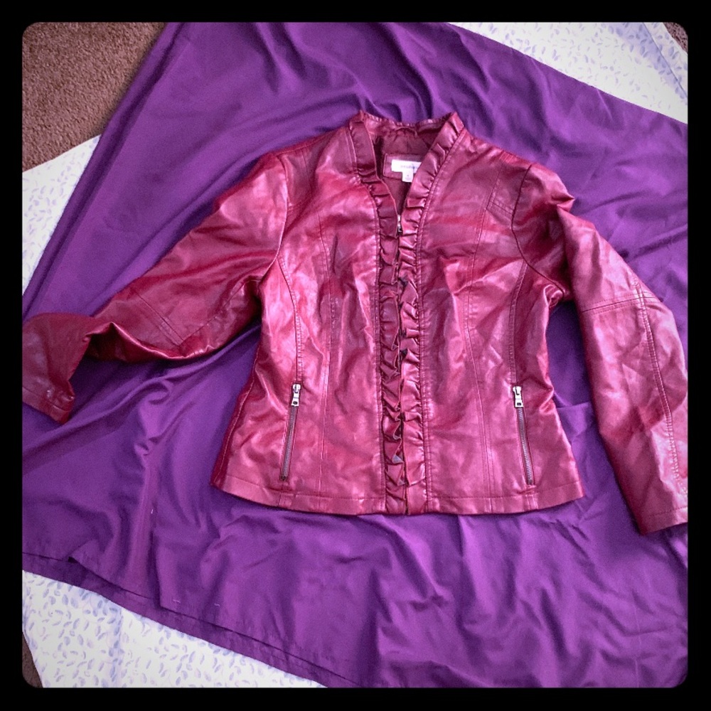 Fitted Red Jacket